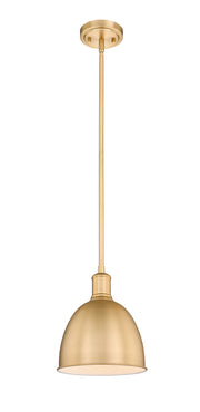 Sawyer 1 Light 8.25" Pendant in Classic Brass