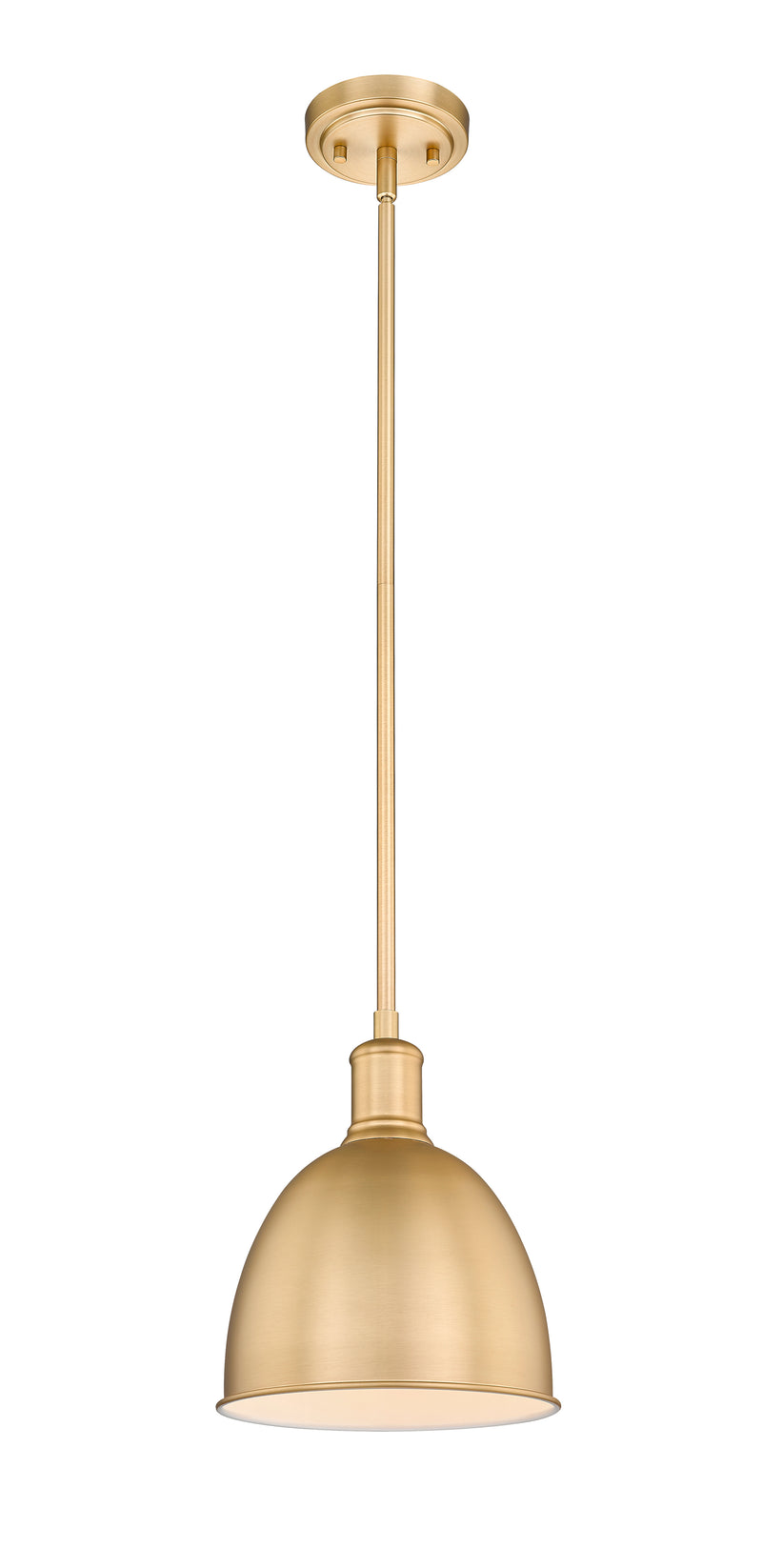Sawyer 1 Light 8.25" Pendant in Classic Brass