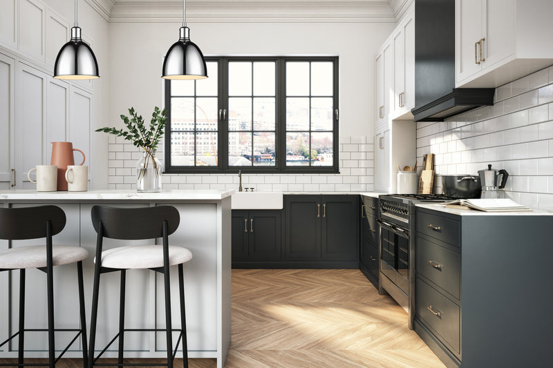 Sawyer 1 Light 8.25" Pendant in Chrome in a room setting