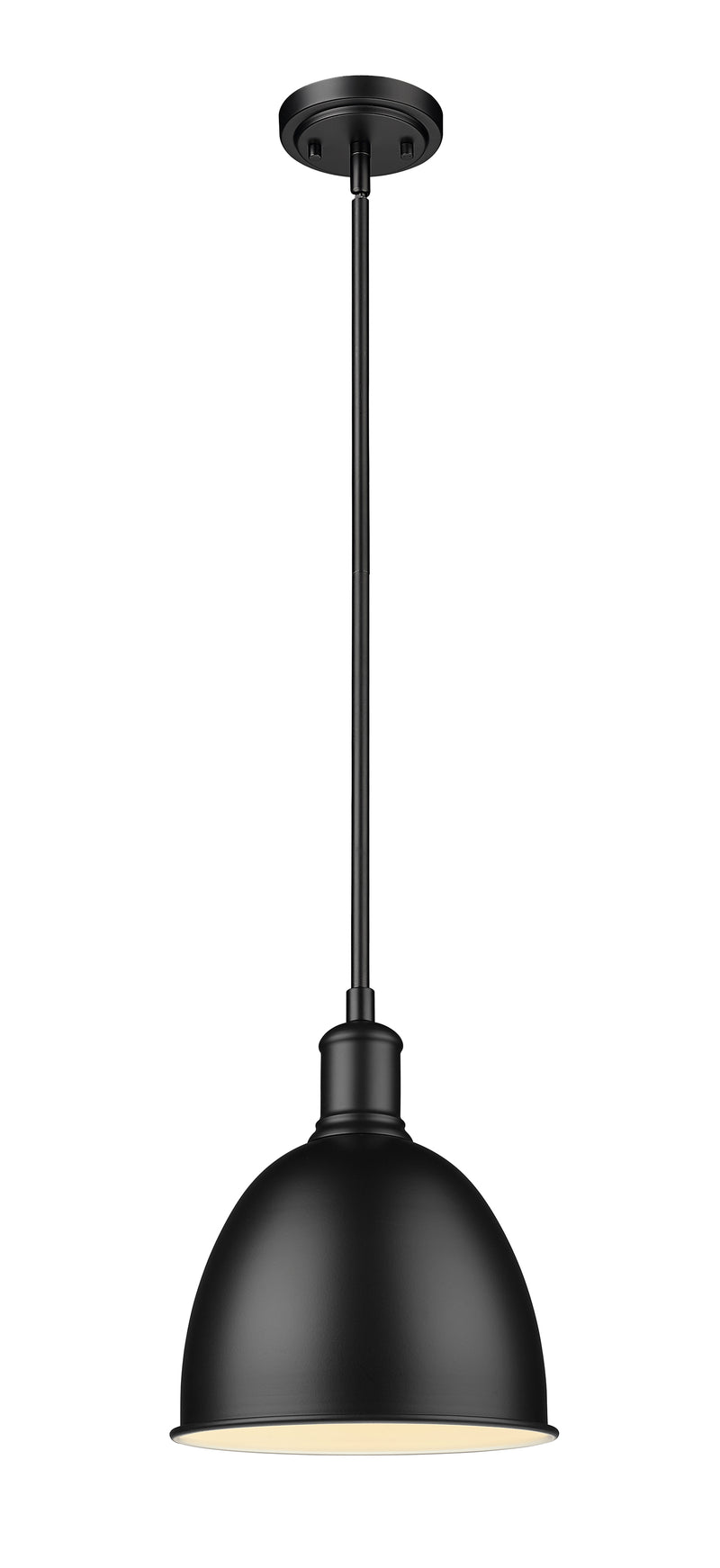 Sawyer 1 Light 8.25" Pendant in Matte Black