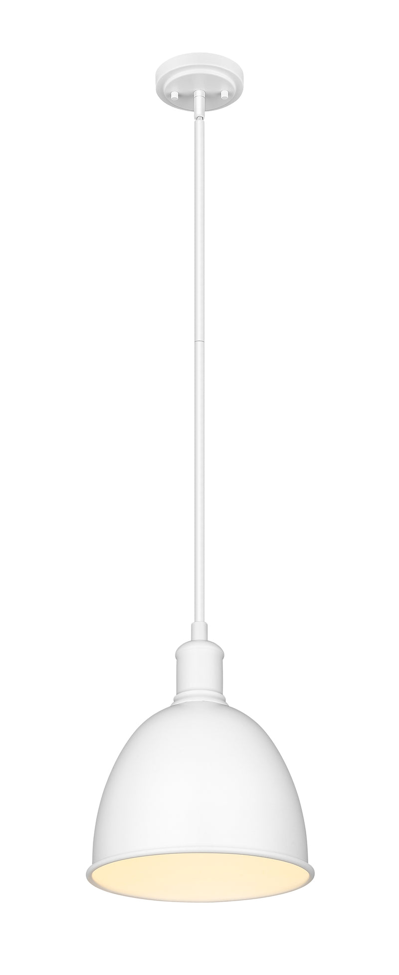 Sawyer 1 Light 8.25" Pendant in Satin White