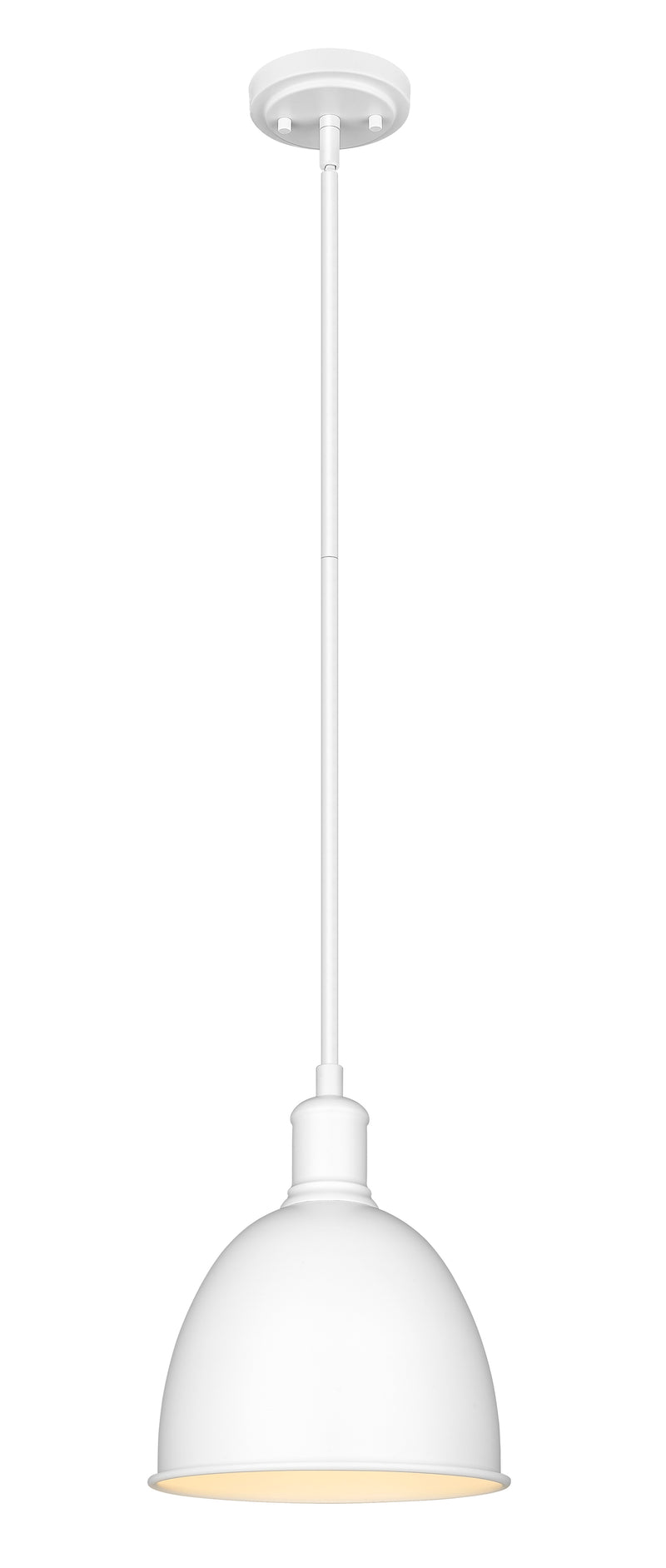 Sawyer 1 Light 8.25" Pendant in Satin White