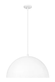 Vega 3 Light 23.75" Pendant in Matte White