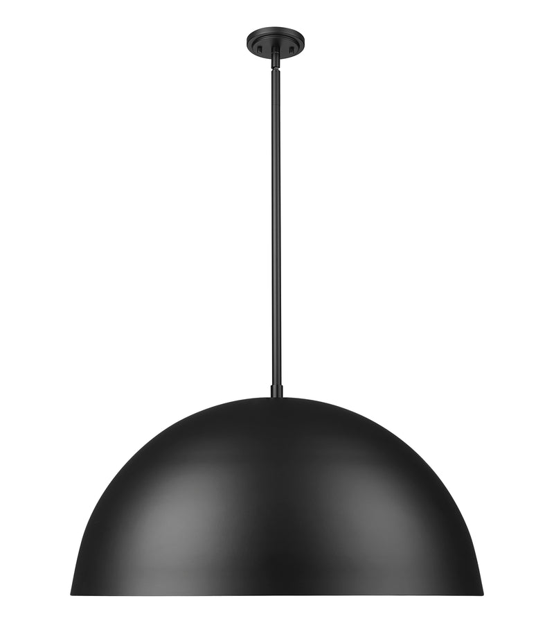 Vega 3 Light 31.5" Pendant in Matte Black