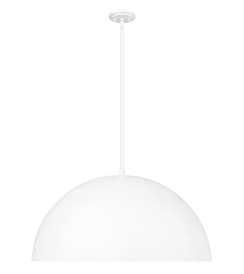 Vega 3 Light 31.5" Pendant in Matte White