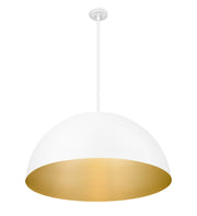 Vega 3 Light 31.5" Pendant in Matte White