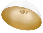 Vega 3 Light 31.5" Pendant in Matte White