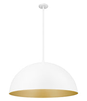 Vega 3 Light 31.5" Pendant in Matte White