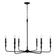 Paloma 6-Light 41" Chandelier in Textured Black