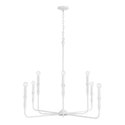Paloma 8-Light Chandelier in Textured White