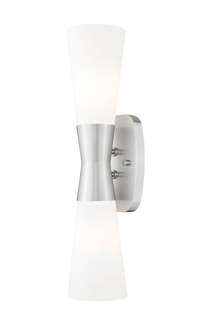Emrys 2 Light 4.5" Wall Sconce in Brushed Nickel