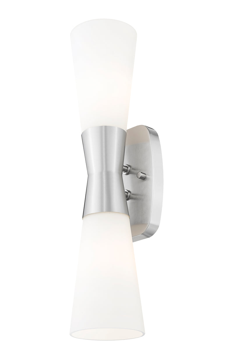 Emrys 2 Light 4.5" Wall Sconce in Brushed Nickel