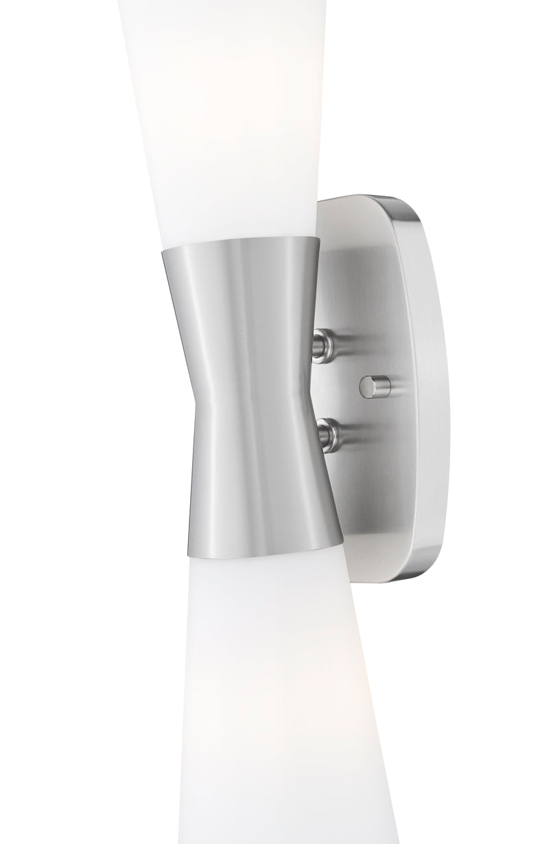 Emrys 2 Light 4.5" Wall Sconce in Brushed Nickel