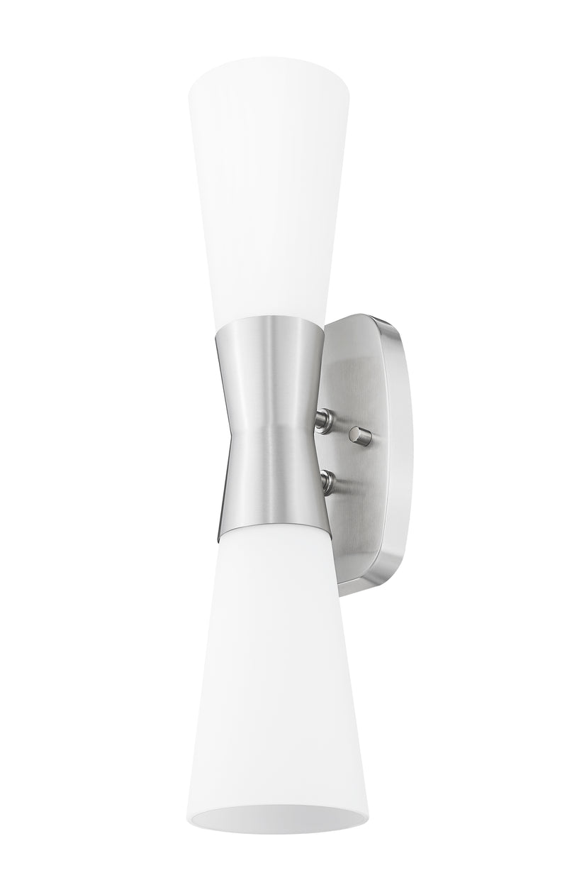 Emrys 2 Light 4.5" Wall Sconce in Brushed Nickel