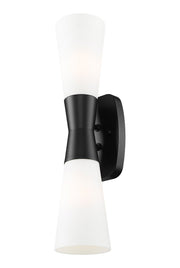 Emrys 2 Light 4.5" Wall Sconce in Matte Black