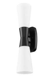 Emrys 2 Light 4.5" Wall Sconce in Matte Black