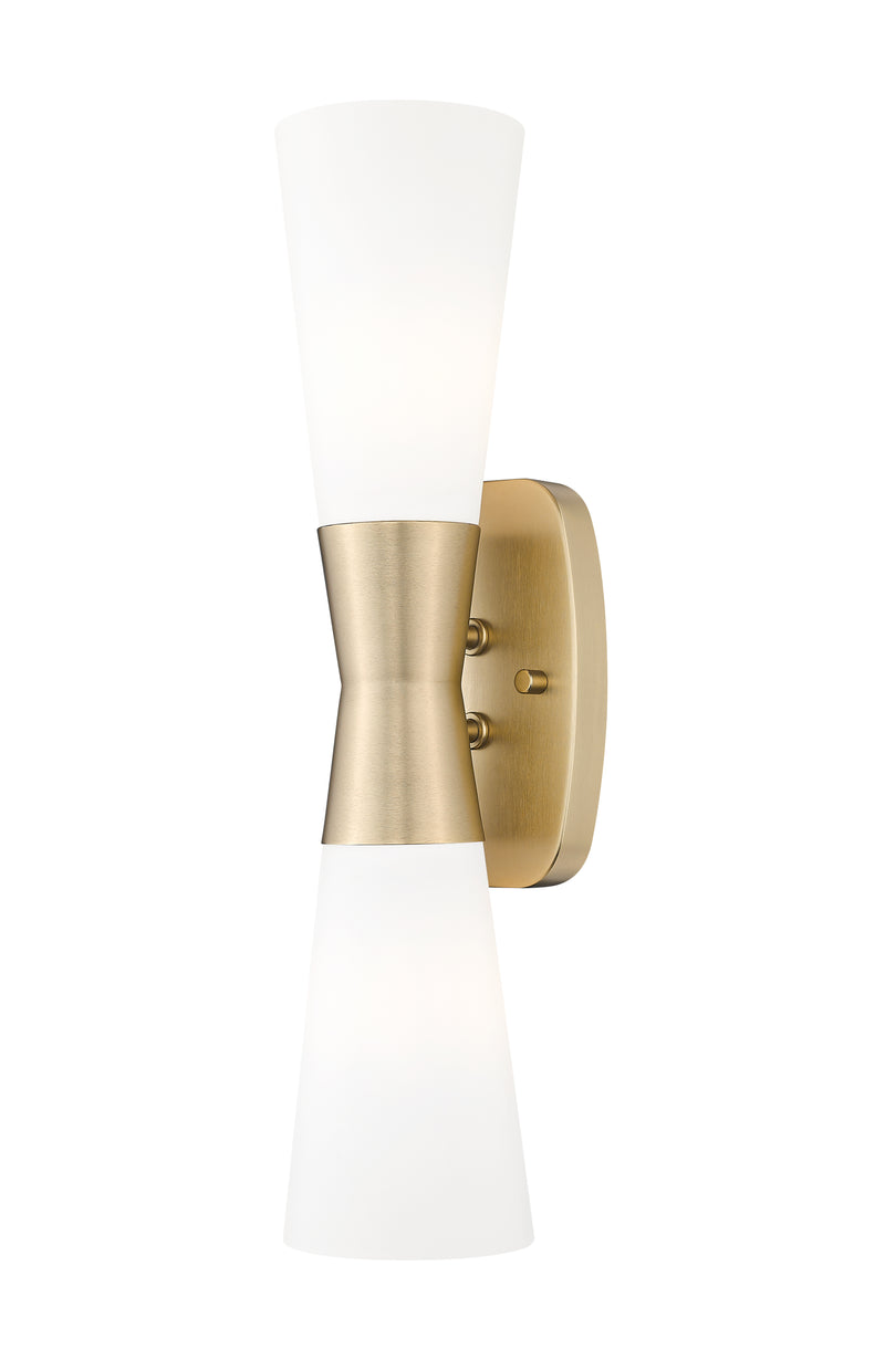 Emrys 2 Light 4.5" Wall Sconce in Modern Gold