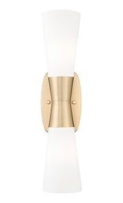Emrys 2 Light 4.5" Wall Sconce in Modern Gold