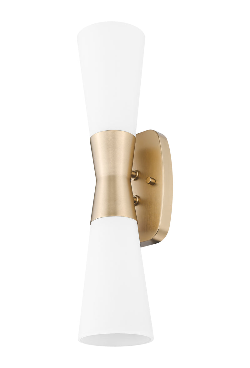 Emrys 2 Light 4.5" Wall Sconce in Modern Gold