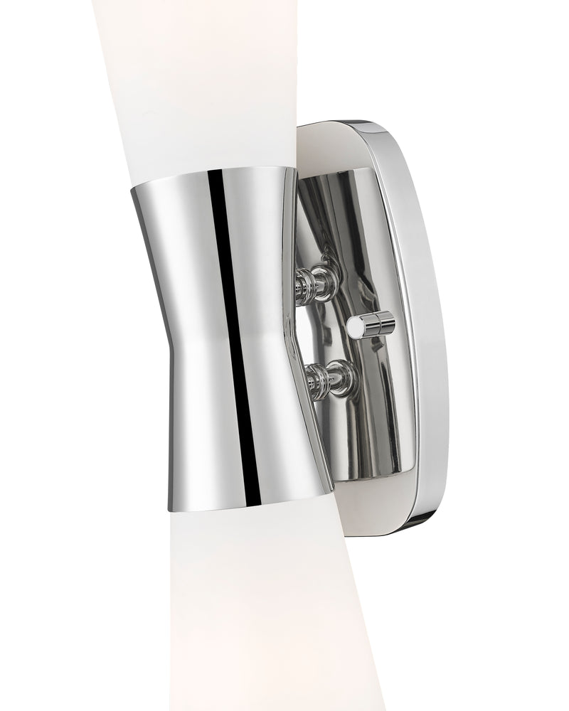 Emrys 2 Light 4.5" Wall Sconce in Polished Nickel