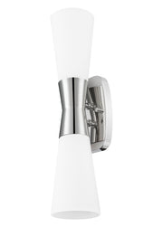 Emrys 2 Light 4.5" Wall Sconce in Polished Nickel