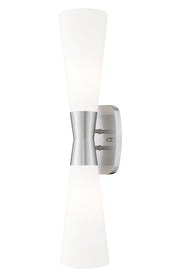 Emrys 2 Light 4.75" Wall Sconce in Brushed Nickel