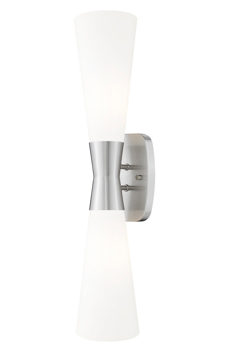 Emrys 2 Light 4.75" Wall Sconce in Brushed Nickel