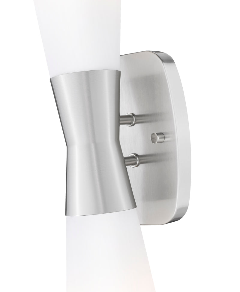 Emrys 2 Light 4.75" Wall Sconce in Brushed Nickel