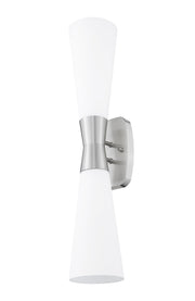 Emrys 2 Light 4.75" Wall Sconce in Brushed Nickel
