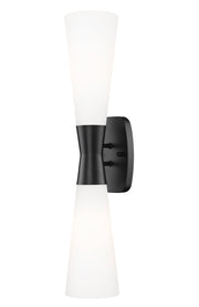 Emrys 2 Light 4.75" Wall Sconce in Matte Black