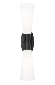 Emrys 2 Light 4.75" Wall Sconce in Matte Black