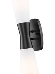 Emrys 2 Light 4.75" Wall Sconce in Matte Black