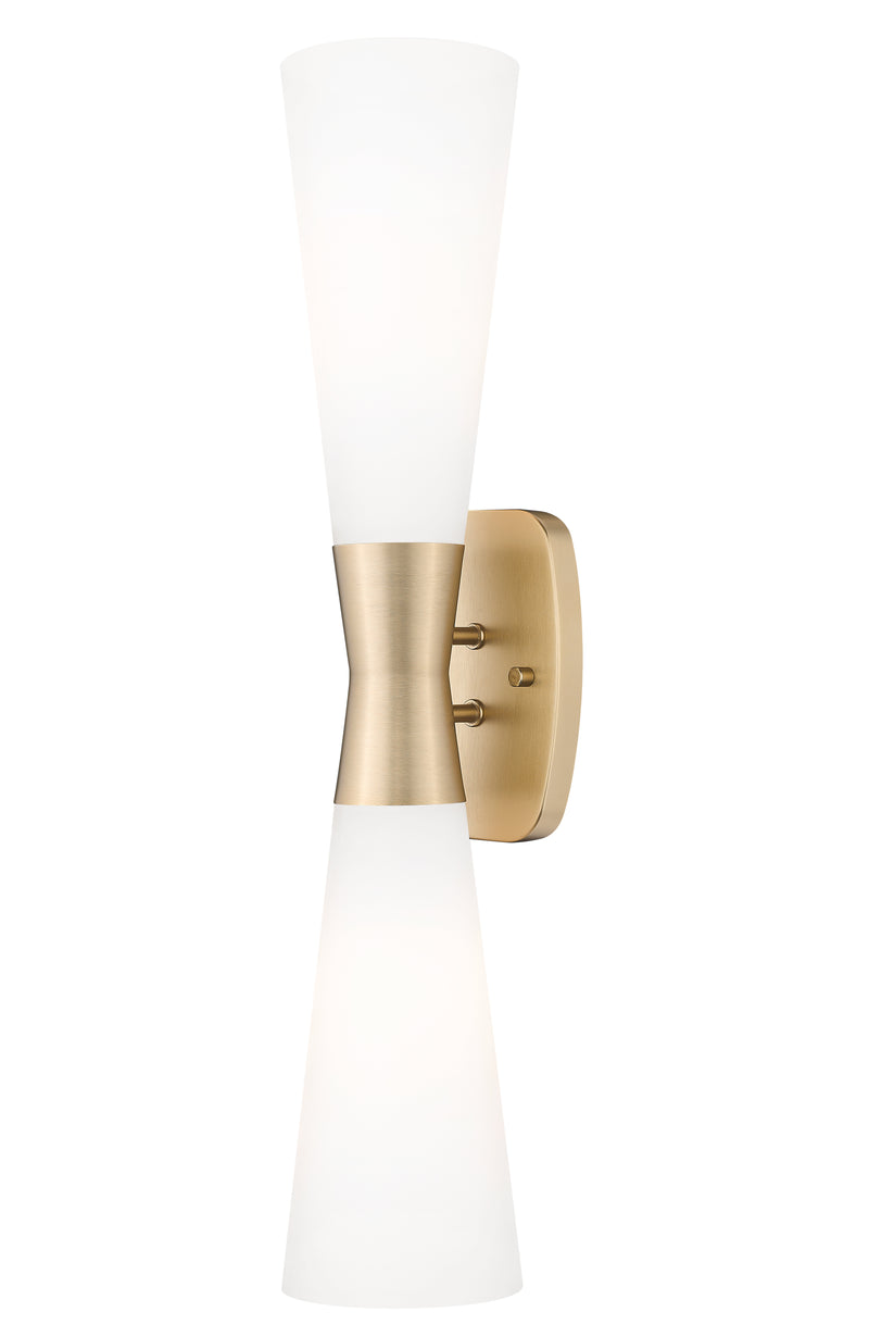Emrys 2 Light 4.75" Wall Sconce in Modern Gold