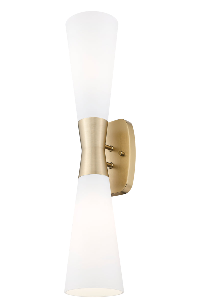 Emrys 2 Light 4.75" Wall Sconce in Modern Gold