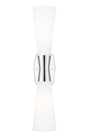 Emrys 2 Light 4.75" Wall Sconce in Polished Nickel