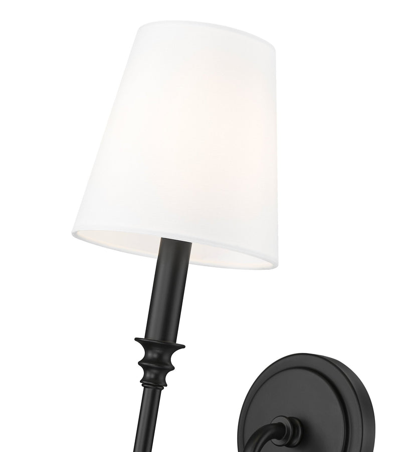 Jisele 1 Light 5.75" Wall Sconce in Matte Black