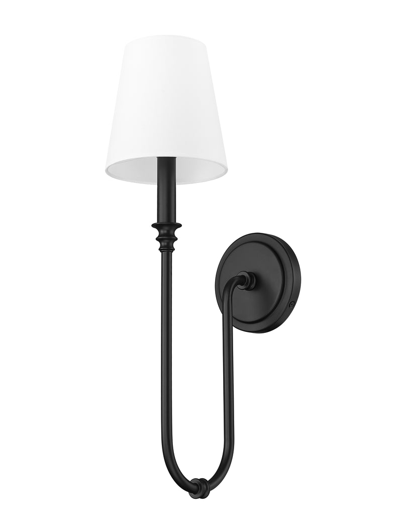 Jisele 1 Light 5.75" Wall Sconce in Matte Black