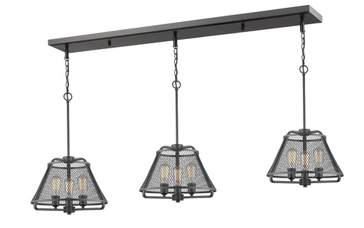 Iuka 9 Light 55" Linear Pendant in Bronze