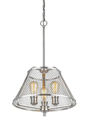 Iuka 3 Light 16" Chandelier in Brushed Nickel