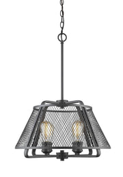 Iuka 4 Light 19" Chandelier in Bronze