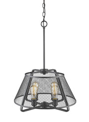 Iuka 4 Light 19" Chandelier in Bronze