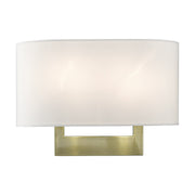 Ada 2-Light Medium ADA Wall Sconce in Antique Brass