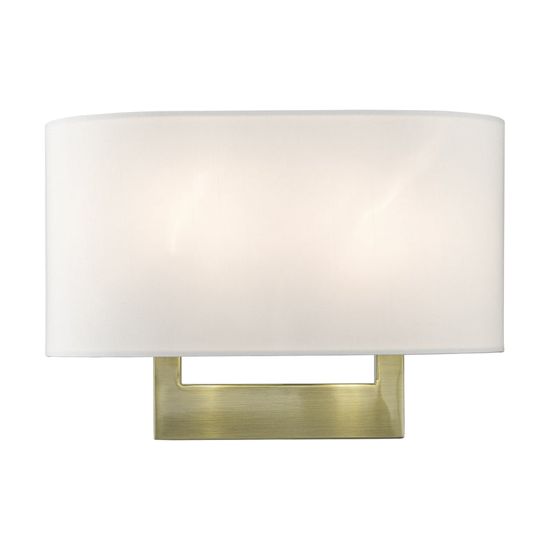 Ada 2-Light Medium ADA Wall Sconce in Antique Brass