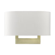 Ada 2-Light Medium ADA Wall Sconce in Antique Brass