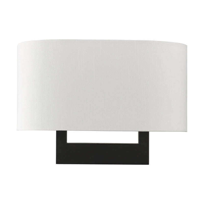 Ada 2-Light Medium ADA Wall Sconce in Black