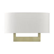Ada 2-Light Large ADA Wall Sconce in Antique Brass