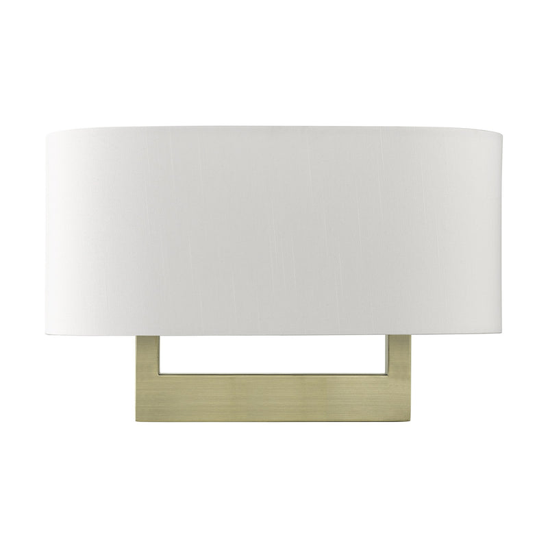 Ada 2-Light Large ADA Wall Sconce in Antique Brass