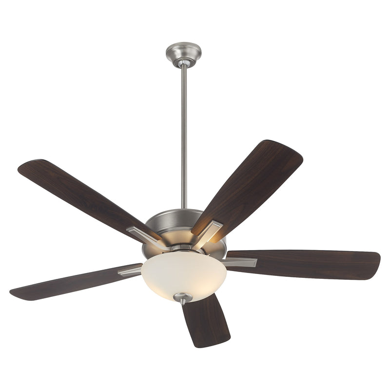 Ovation 52" 5-Blade Ceiling Fan with Bowl Light Kit in Satin Nickel