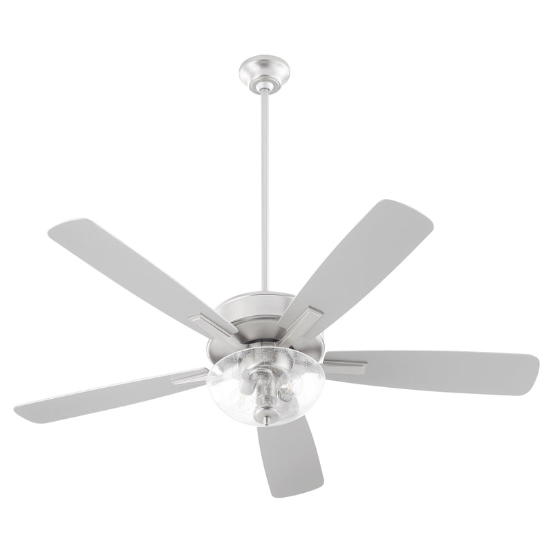 Ovation 52" 5-Blade Ceiling Fan with Bowl Light Kit in Satin Nickel