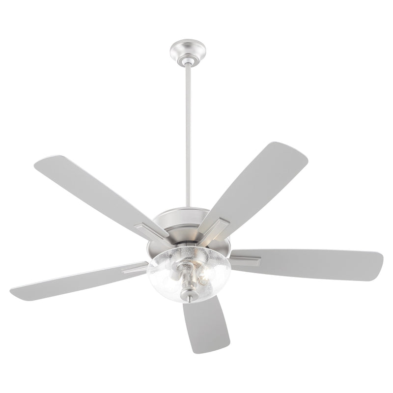 Ovation 52" 5-Blade Ceiling Fan with Bowl Light Kit in Satin Nickel